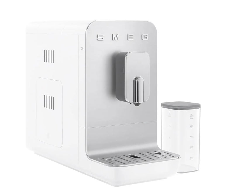 Smeg 50's Style BCC13WHMUK Bean to Cup Coffee Machine - Matte White