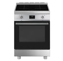Smeg Concert C6IPXT2 60cm Wide Electric Cooker with Induction Hoband Pyrolytic Cleaning - Stainless Steel