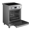 Smeg Concert C6IPXT2 60cm Wide Electric Cooker with Induction Hoband Pyrolytic Cleaning - Stainless Steel