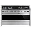 Smeg Opera A5-81 Dual Fuel Range Cooker with Gas Hob - Stainless Steel