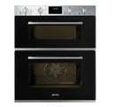 Smeg Cucina DUSF400B Built Under Electric Double Oven - Black