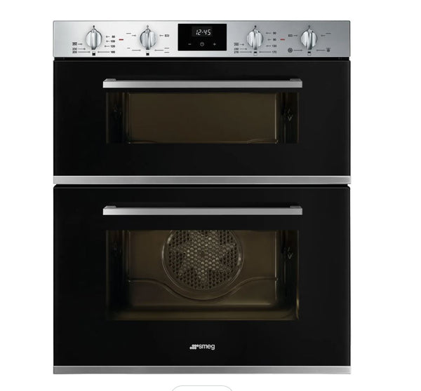 Smeg Cucina DUSF400B Built Under Electric Double Oven - Black