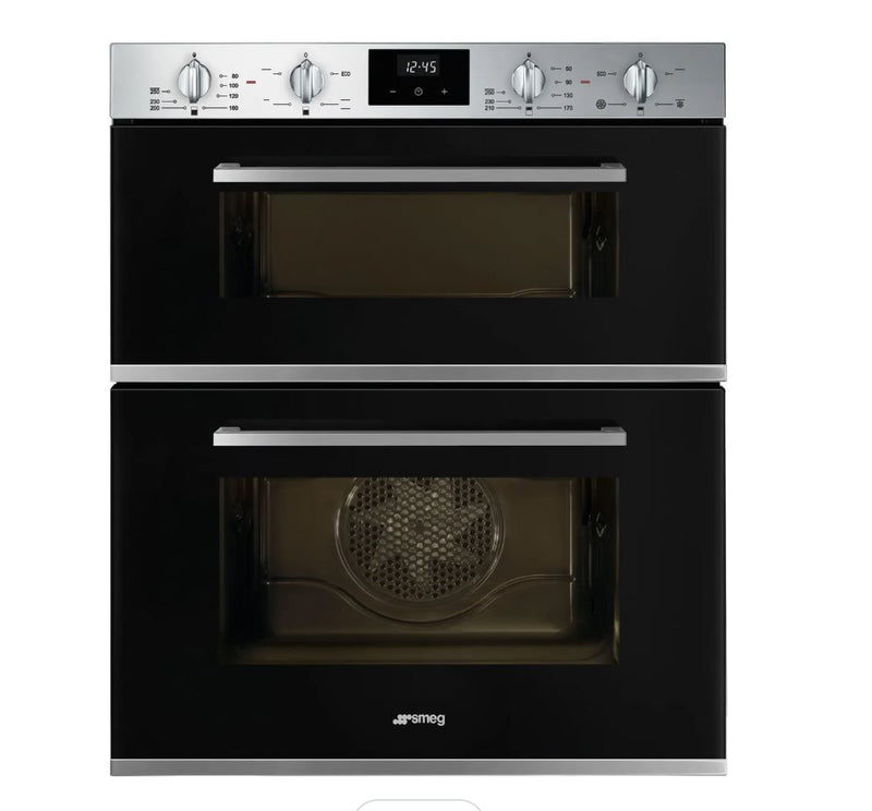 Smeg Cucina DUSF400B Built Under Electric Double Oven - Black