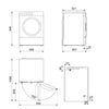 Smeg DNP92SEUK 9Kg Heat Pump Tumble Dryer - White