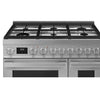 Smeg Portofino CPF92GMX 90cm wide Dual Fuel Range Cooker with Gas Hob - Stainless Steel