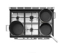 Smeg Portofino CPF92GMX 90cm wide Dual Fuel Range Cooker with Gas Hob - Stainless Steel