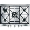 Smeg Cucina AOSF64M3G2 Built In Electric Single Oven and Gas Hob Pack - Stainless Steel