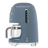 Smeg 50's Retro DCF02SBMUK Filter Coffee Machine with Timer - Matte Storm Blue