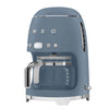 Smeg 50's Retro DCF02SBMUK Filter Coffee Machine with Timer - Matte Storm Blue