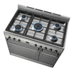 Smeg Concert CX92GM 90cm wide Dual Fuel Range Cooker with Gas Hob - Stainless Steel