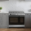 Smeg Concert CX92GM 90cm wide Dual Fuel Range Cooker with Gas Hob - Stainless Steel