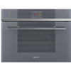 Smeg Linea SF4104WVCPS Wifi Connected Built In Compact Electric Single Oven - Silver