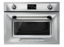 Smeg Victoria SO4902M1X Built In Electric Single Oven with Microwave Function - Stainless Steel