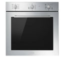 Smeg Cucina AOSF64M3G1 Built In Electric Single Oven and Gas Cook Top - Stainless Steel