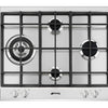 Smeg Cucina AOSF64M3G1 Built In Electric Single Oven and Gas Cook Top - Stainless Steel