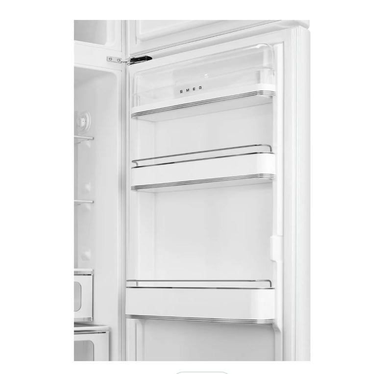 Smeg 50s Style Retro Right Hand Hinge FAB30RWH5UK 172cm 80/20 Fridge Freezer - White
