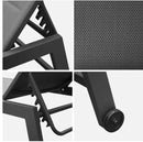 Solis Aluminium Sun Loungers : Grey Pair of 2