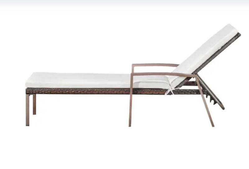 Teamson Outdoor Wicker Loungers x 2