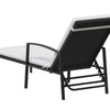 VidaXL Sun Loungers 2 pcs with Table Poly Rattan Black