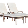 Teamson Outdoor Wicker Loungers x 2