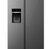 TCL 591 Litre Side by Side American Fridge Freezer - Stainless Steel (Water + Ice)