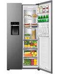 TCL 591 Litre Side by Side American Fridge Freezer - Stainless Steel (Water + Ice)