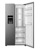 TCL 591 Litre Side by Side American Fridge Freezer - Stainless Steel (Water + Ice)