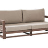 TIMOR Garden Sofa 2 Seater Modular Certified Acacia Wood : Dark Brown