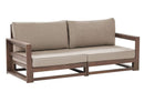 TIMOR Garden Sofa 2 Seater Modular Certified Acacia Wood : Dark Brown