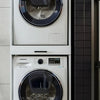 Washing machine (14kg) +Dryer (12kg) + Cabinet with Pull-Out Tray