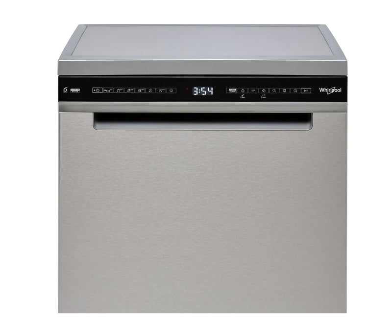 Whirlpool W7FHS51AXUK Full Size Dishwasher - Stainless Steel