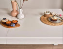 Magnus White Wood Dining Table - Extendable