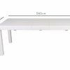 Magnus White Wood Dining Table - Extendable