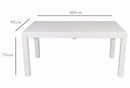 Magnus White Wood Dining Table - Extendable