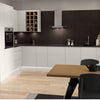 WK J Pull 20 Cabinet Kitchen with Island : Pebble Grey