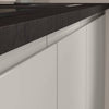 WK J Pull 20 Cabinet Kitchen with Island : Pebble Grey