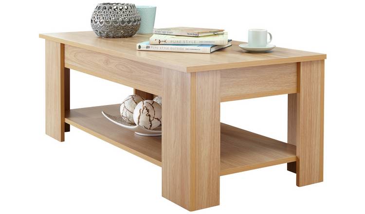 GFW Lift Up Coffee Table - Oak