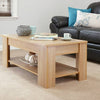 GFW Lift Up Coffee Table - Oak