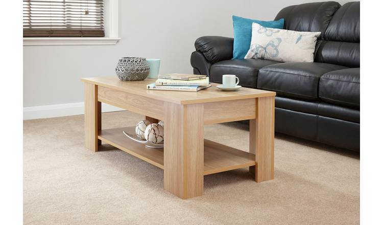 GFW Lift Up Coffee Table - Oak