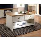 GFW Lancaster2 Drawer Coffee Table - Cream