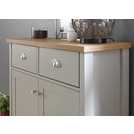 GFW Lancaster 2 Door 2 Drawer Sideboard - Grey