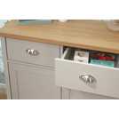 GFW Lancaster 2 Door 2 Drawer Sideboard - Grey