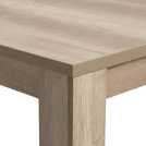 Habitat Preston Wood Effect 6 Seater Dining Table - Oak