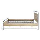 Habitat Industrial Double Metal Bed Frame - Grey