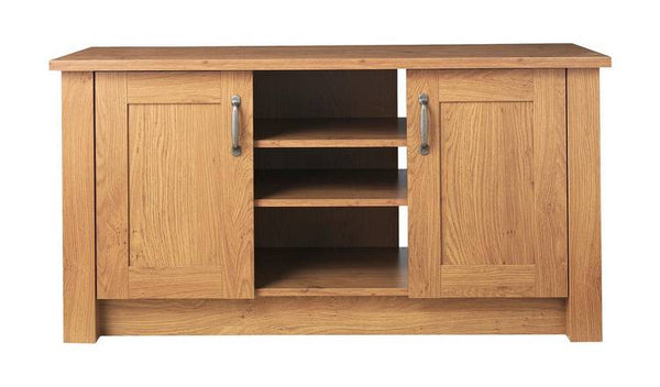 Argos Home Ohio 2 Door Low Sideboard & TV Unit - Oak Effect