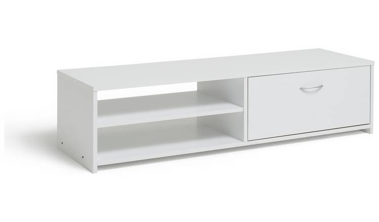 Habitat Squares 1 Drawer TV Unit - White