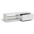 Habitat Squares 1 Drawer TV Unit - White