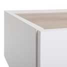 Habitat Skandi 2 Drawer Coffee Table - White Two Tone