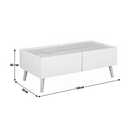 Habitat Skandi 2 Drawer Coffee Table - White Two Tone