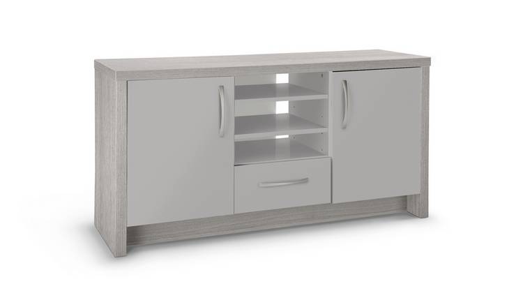 Habitat Venice 2 Door 1 Drawer Low Sideboard - Grey